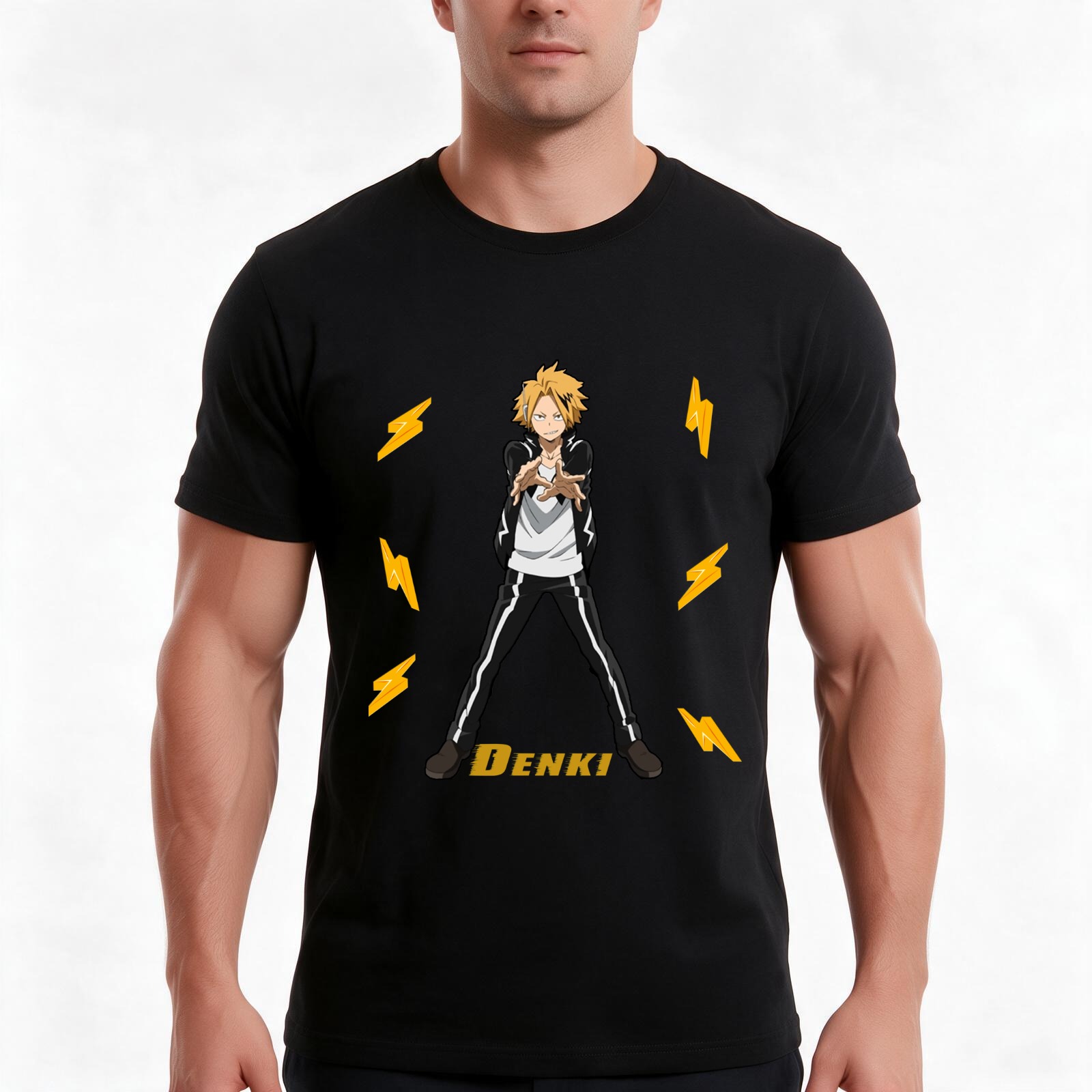 Collectible Vintage T Shirts - Kaos MHA DENKI COLLECTION, Kaos Katun