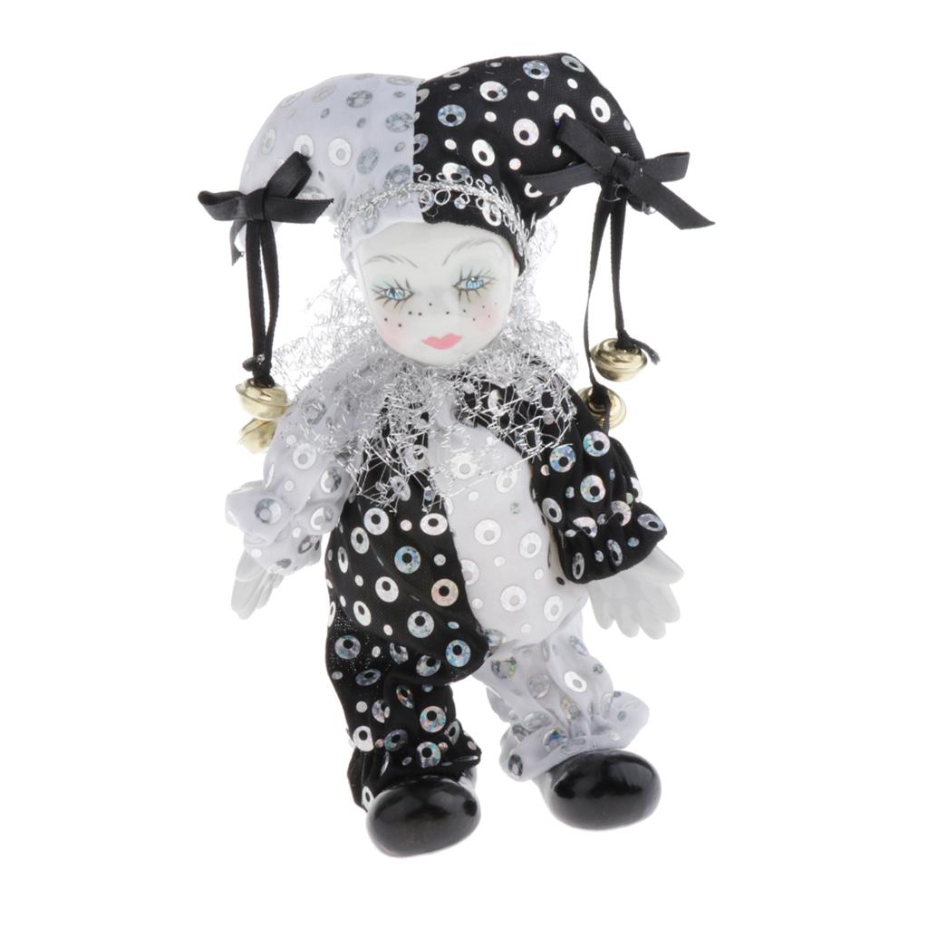 Vintage Collectible Clowns - Boneka Badut Keramik dengan Bagian Tubuh