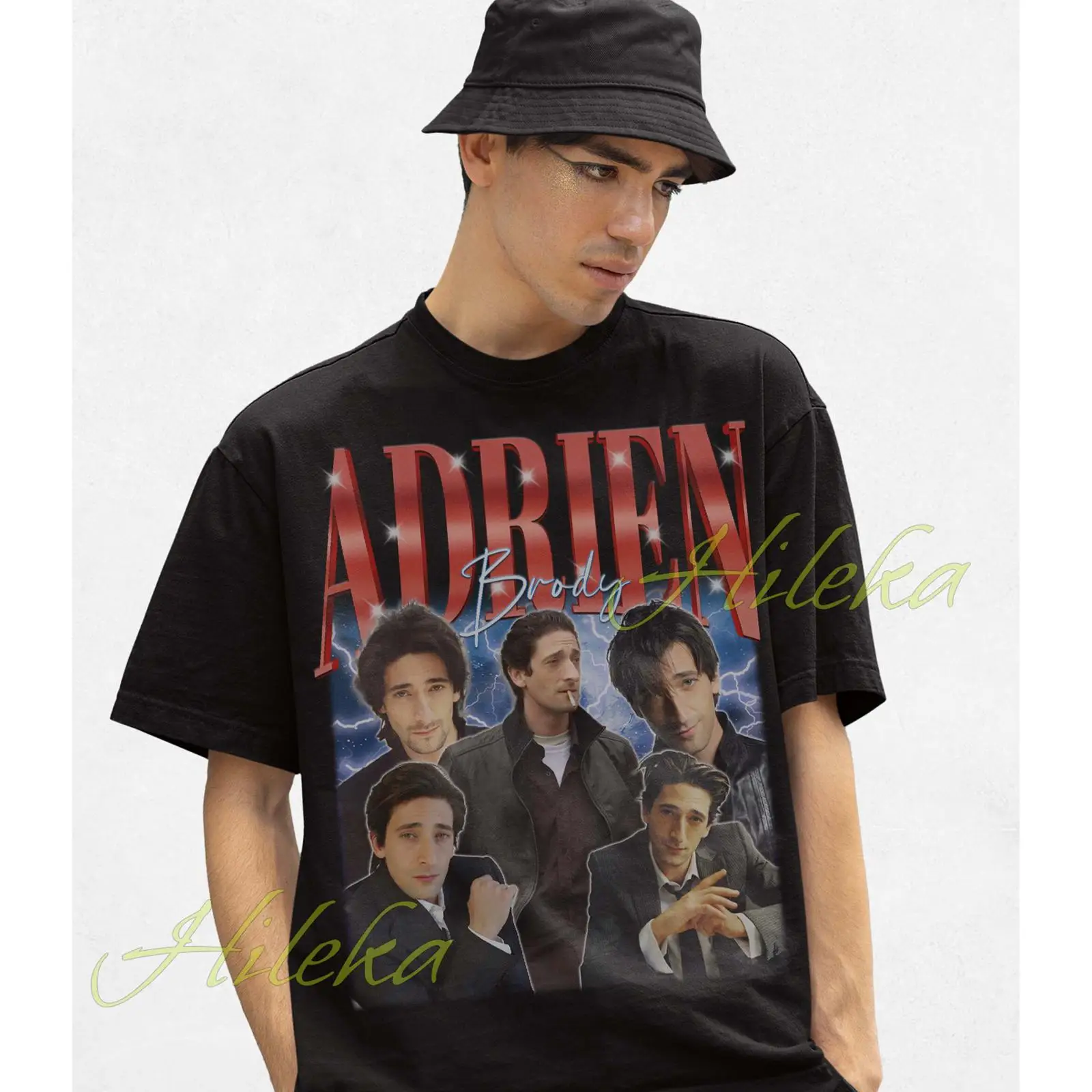 Collectible Vintage T Shirts - Kaos Vintage Adrien Brody Bootleg Retro