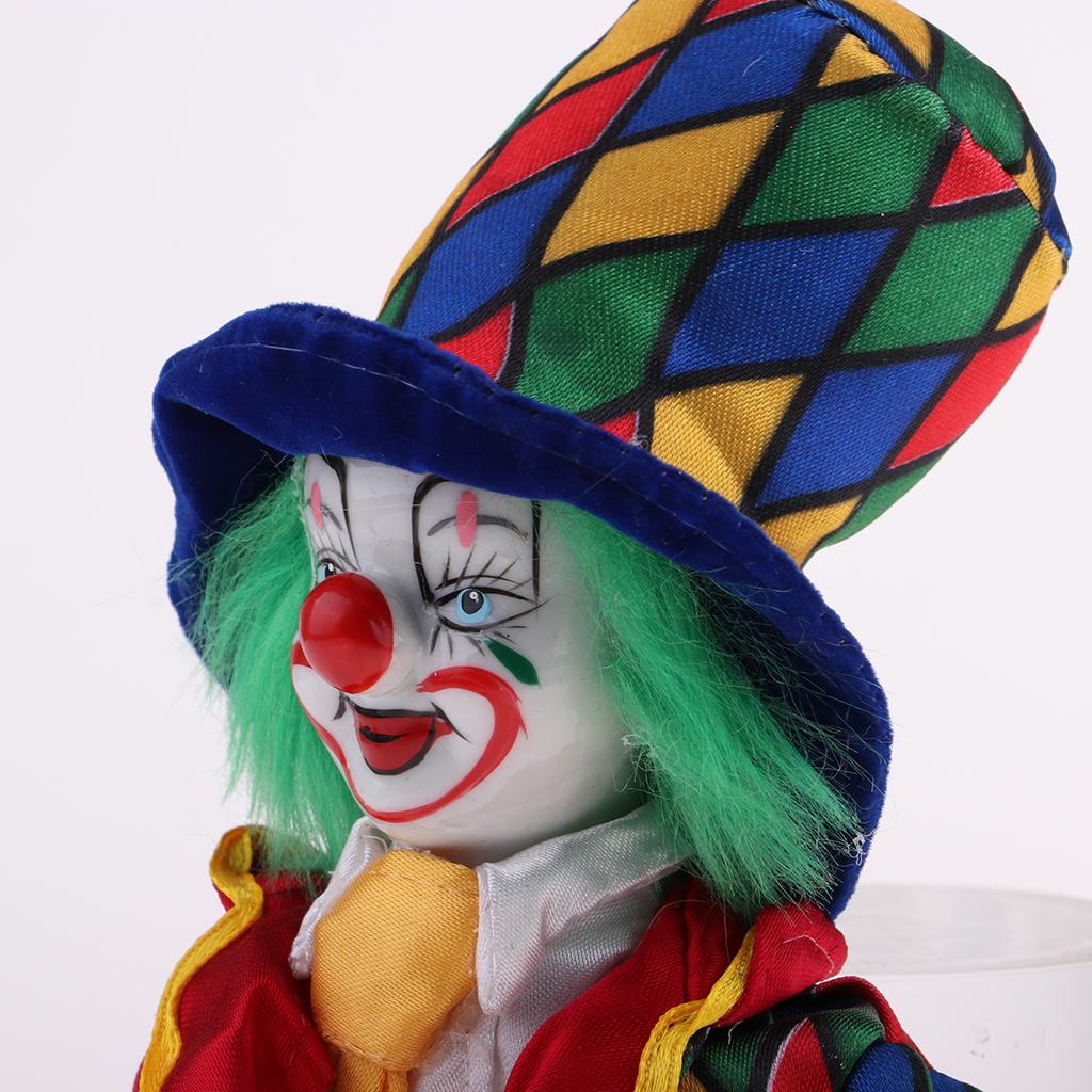 Vintage Collectible Clowns - Boneka Badut Porselen, Koleksi Boneka Antik,