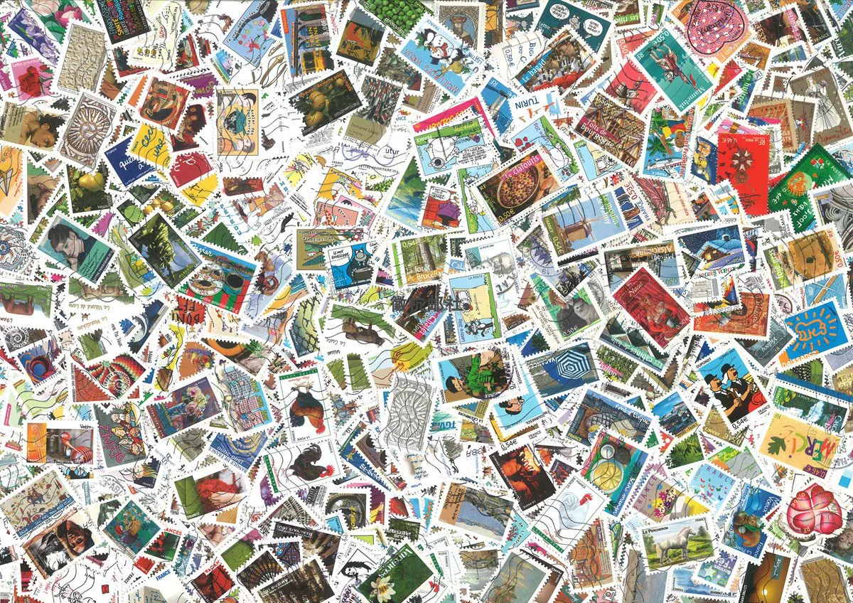 100 Buah Prangko Bekas Prancis - Collectible Vintage Postage Stamps ulasan dan harga