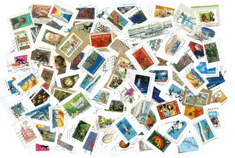 100 Buah Prangko Bekas Prancis - Collectible Vintage Postage Stamps ulasan dan harga