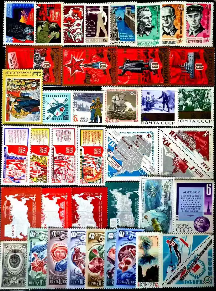 Prangko Vintage Uni Soviet 50/ - Collectible Vintage Postage Stamps ulasan dan harga