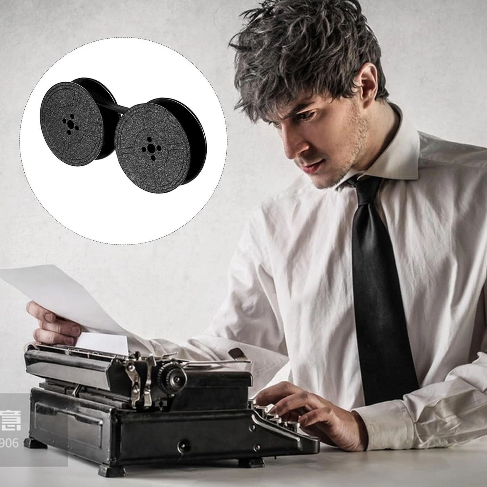 2 Gulungan Pita Mesin Ketik Un - Typewriter Ribbon Roll ulasan dan harga