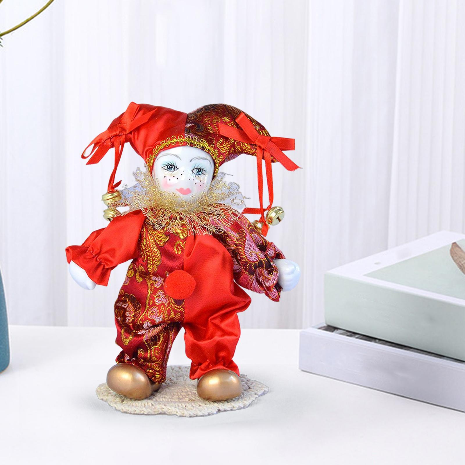 Boneka Harlequin Vintage, bone - Vintage Collectible Clowns ulasan dan harga