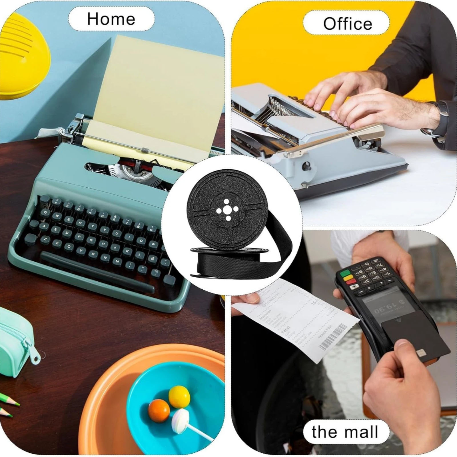 2 Buah Pita Mesin Ketik Univer - Typewriter Ribbon Roll ulasan dan harga