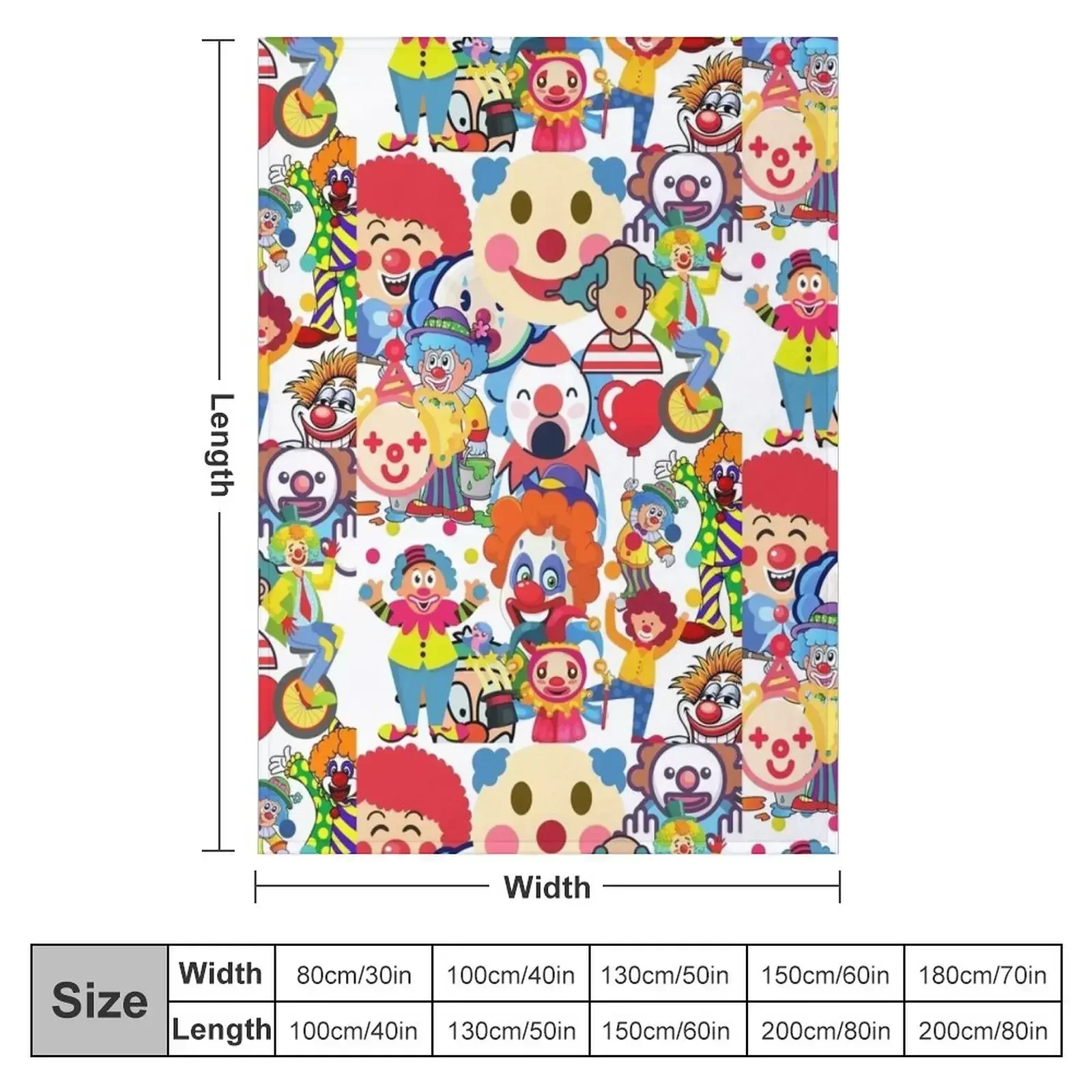 Selimut Lembut Bergaya Vintage - Vintage Collectible Clowns ulasan dan harga