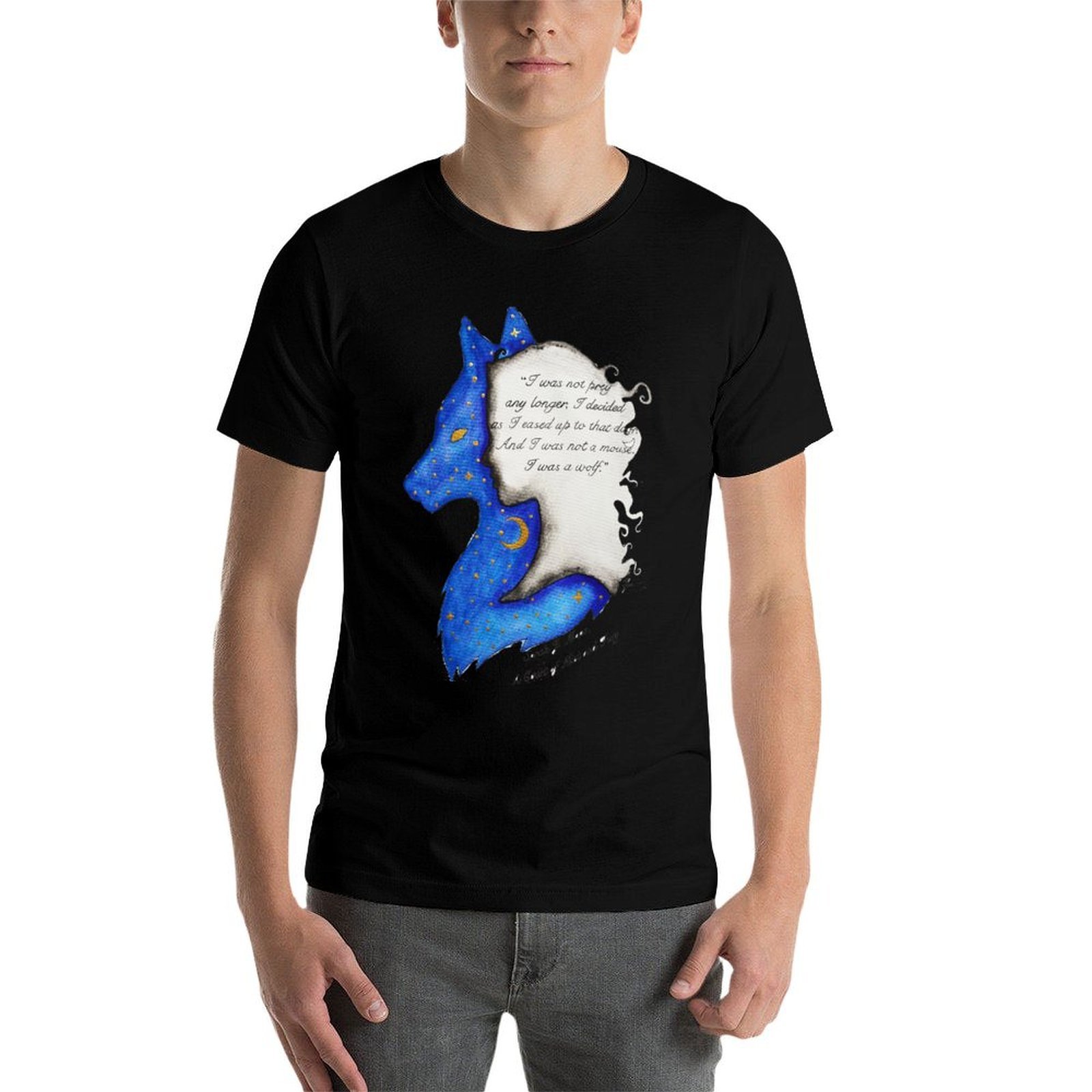 Kaos Wolf and Girl (Koleksi Se - Collectible Vintage T Shirts ulasan dan harga