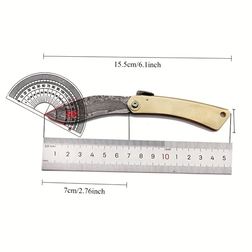 Pisau Lipat Saku Gagang Kuning - Vintage Collectible Knives ulasan dan harga