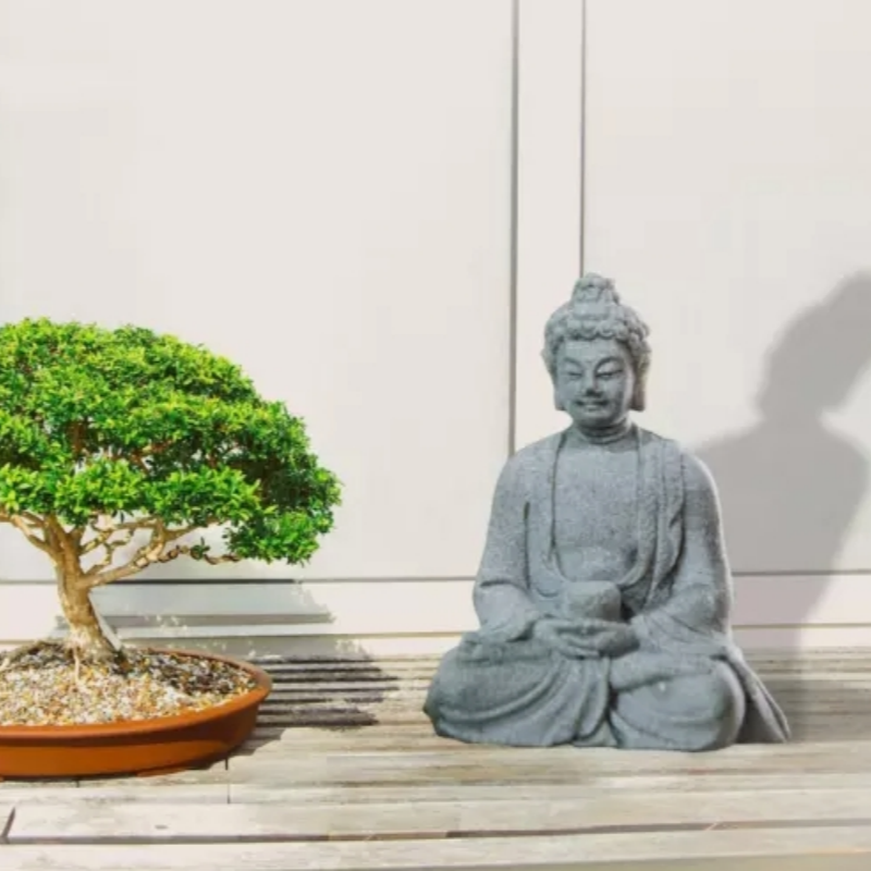 Patung Buddha Resin Patung Kol - Vintage Collectible Ornaments ulasan dan harga