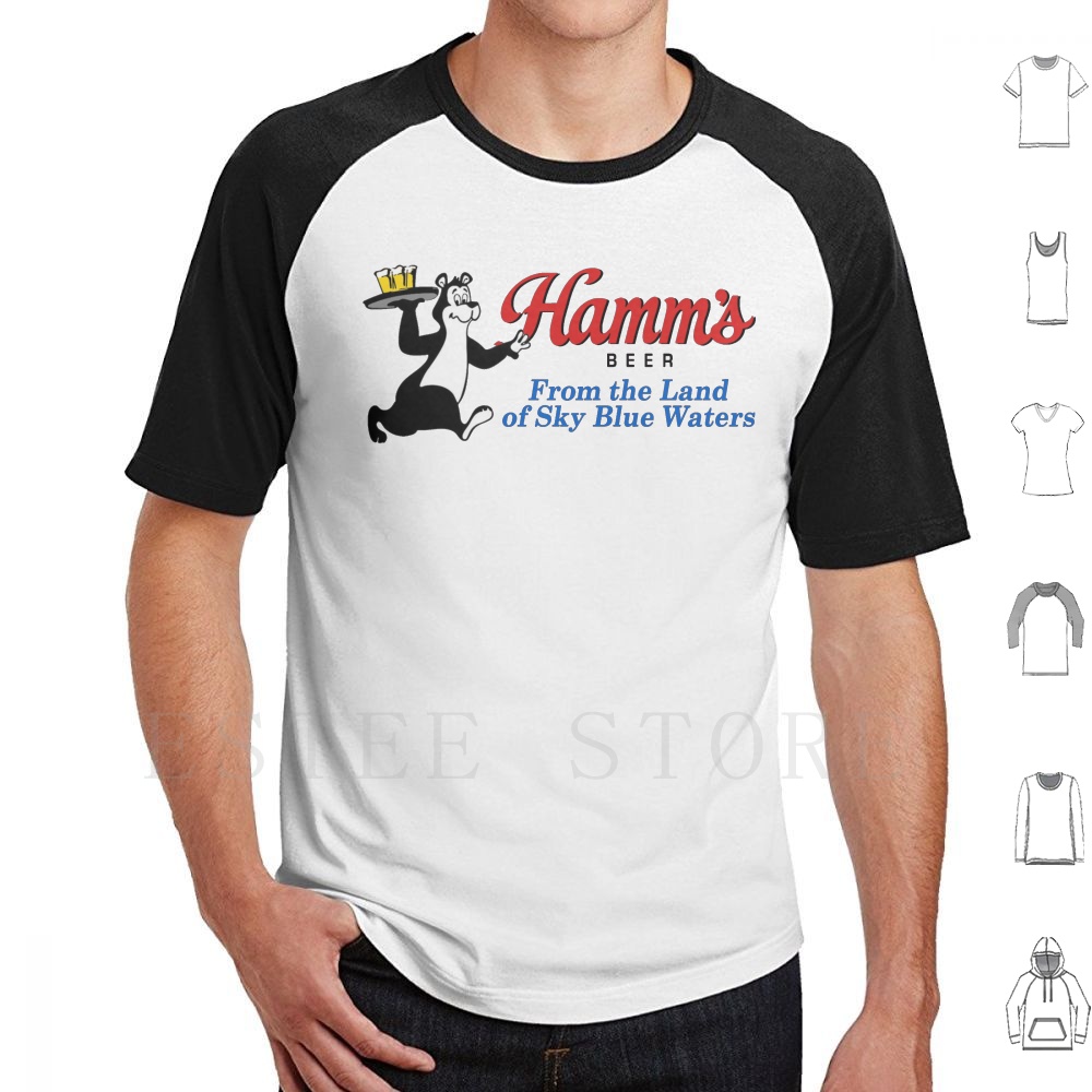 Kaus Desain Beruang Bir Hamm S - Collectible Vintage T Shirts ulasan dan harga