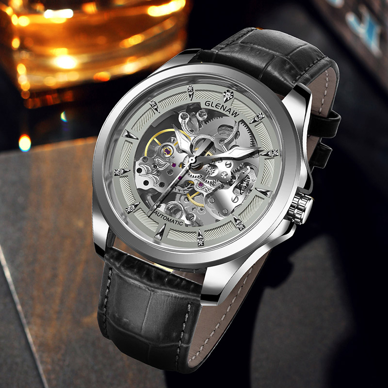 Jam Tangan Mekanis GLENAW Skel - Vintage Watch Collecting ulasan dan harga