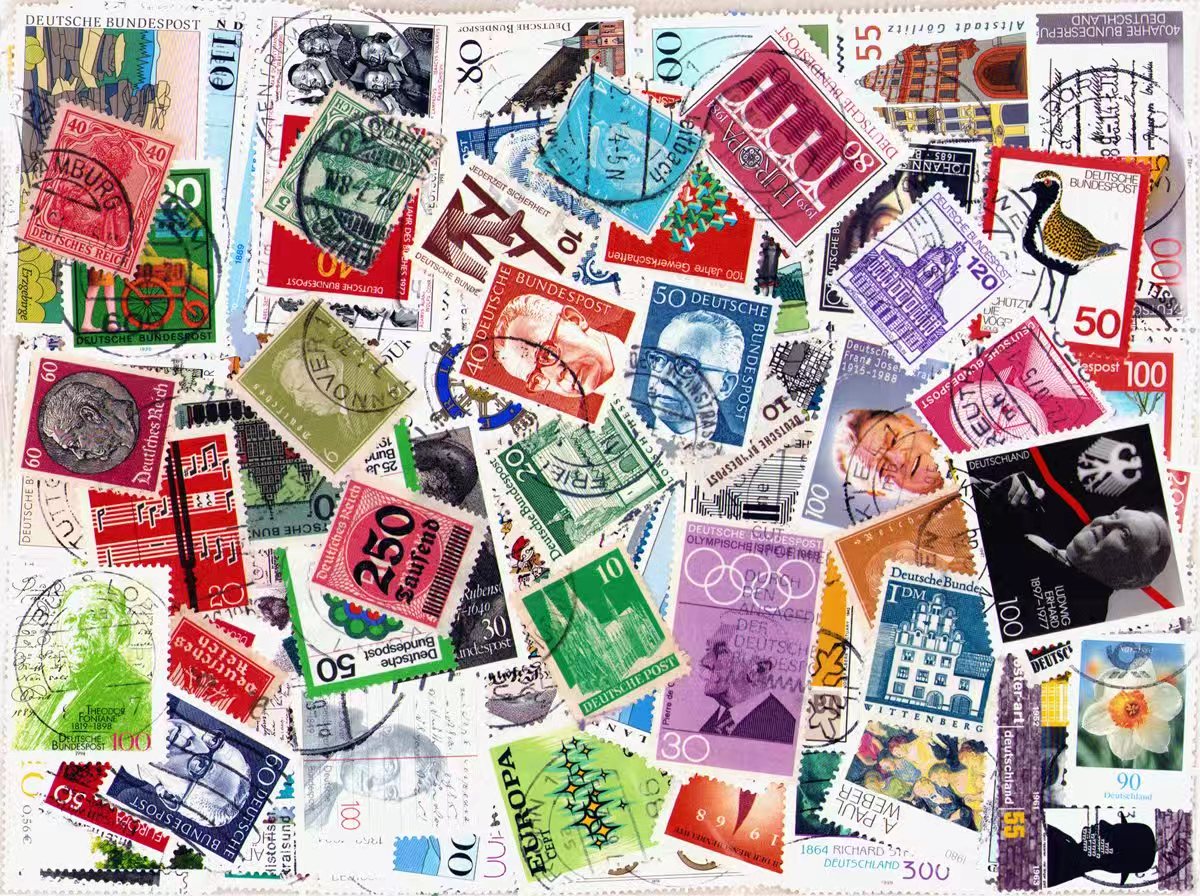 Set Perangko Jerman Campuran,  - Collectible Vintage Postage Stamps ulasan dan harga