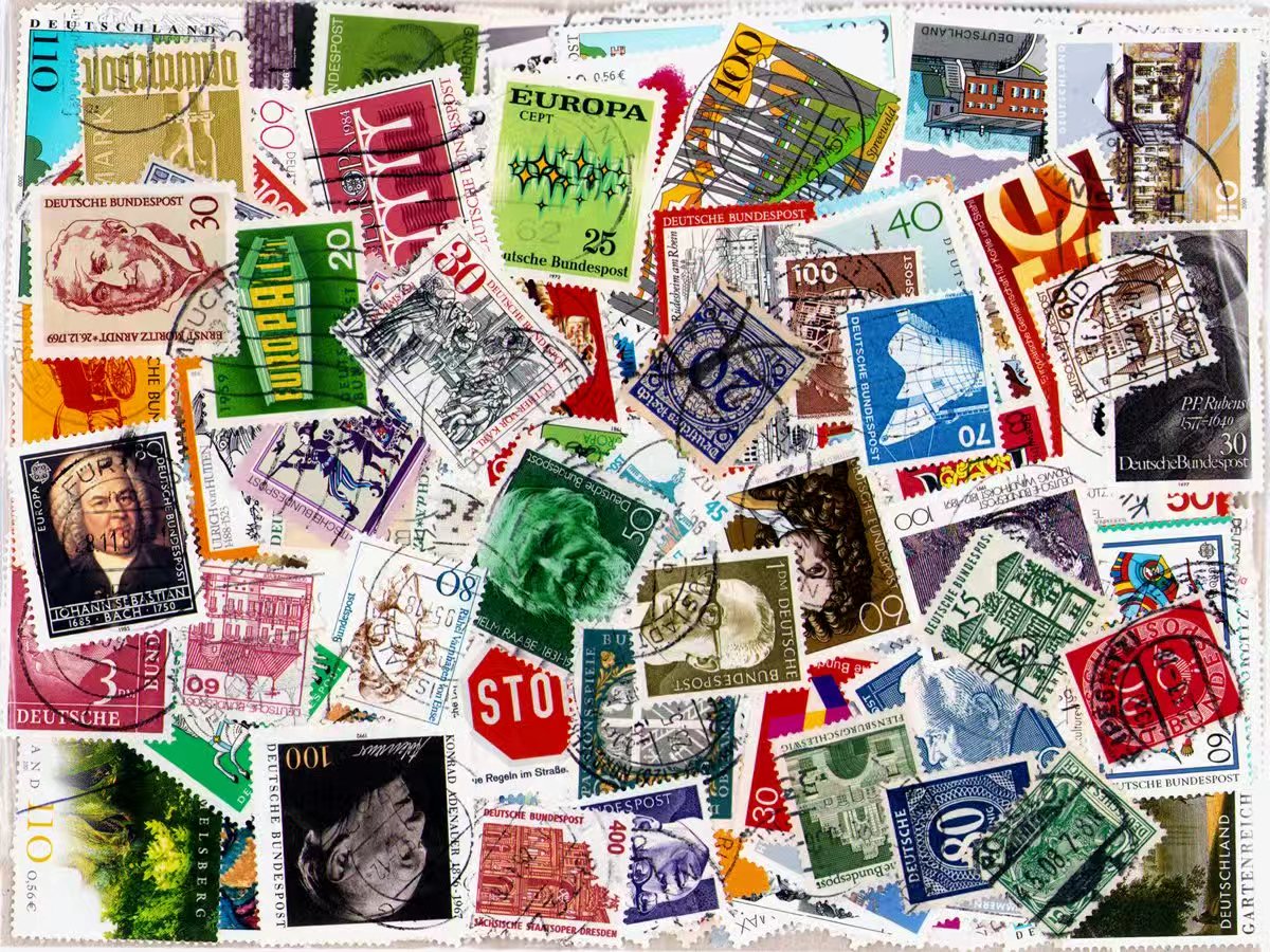 Set Perangko Jerman Campuran,  - Collectible Vintage Postage Stamps ulasan dan harga