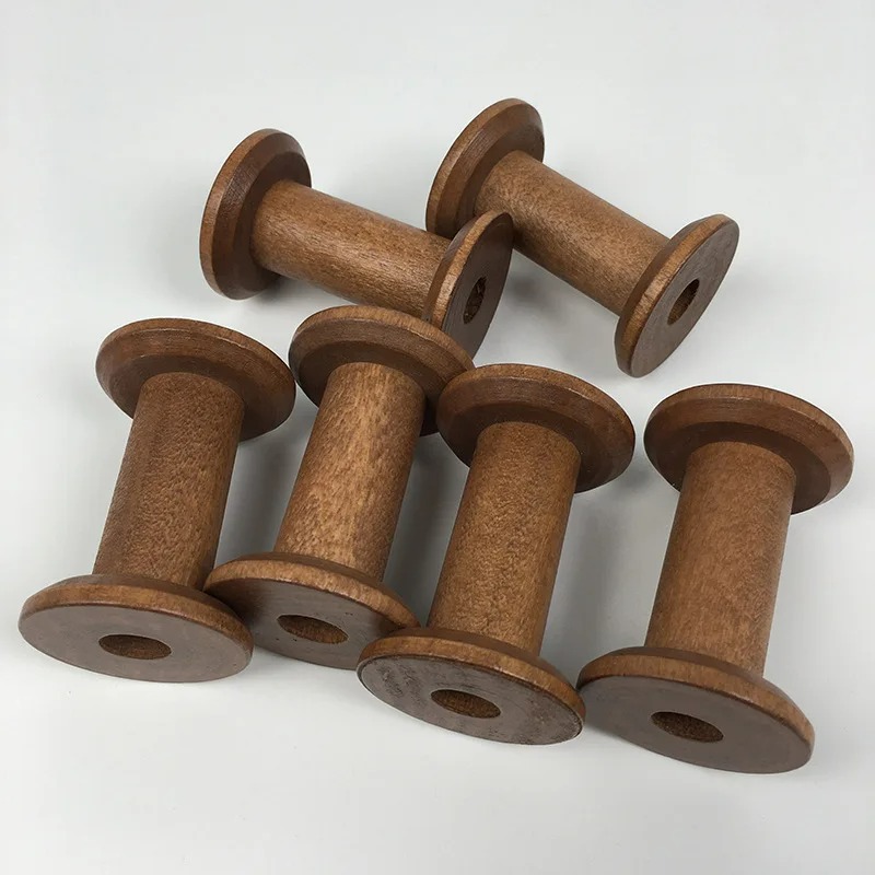 6 Buah Gulungan Kayu Vintage D - Typewriter Ribbon Roll ulasan dan harga