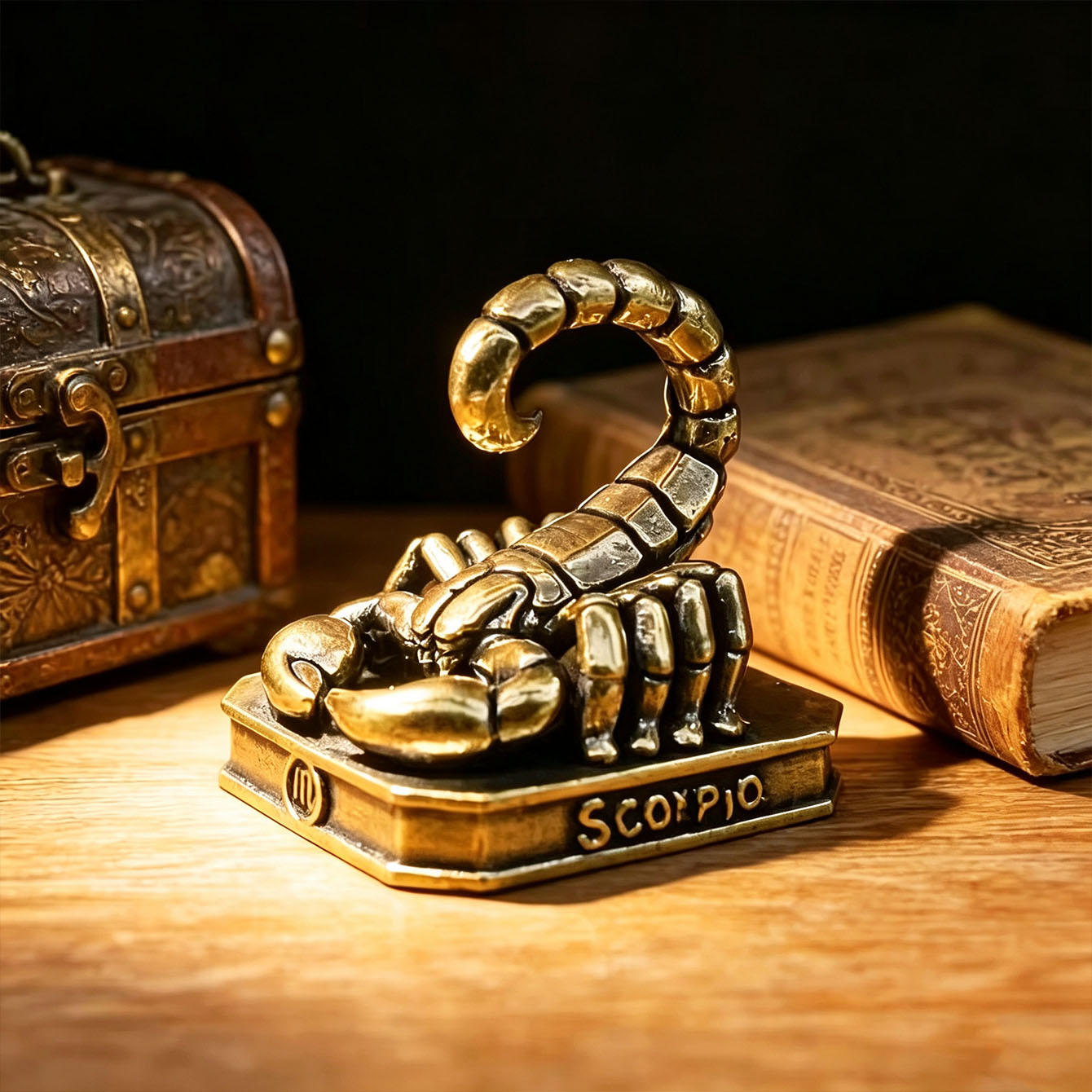 Ornamen Zodiak Kuningan Buatan - Vintage Collectible Ornaments ulasan dan harga